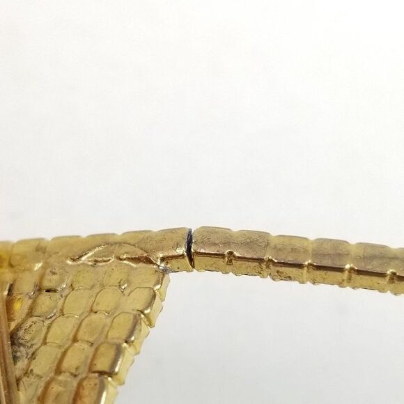 Vintage Rhinestone American Flag Brooch, Red White Blue Pride Patriotic Estate - Picture 3 of 6